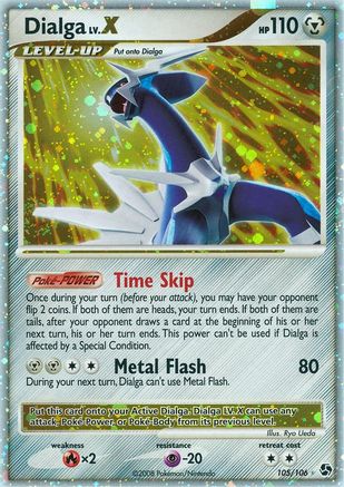 Dialga LV.X (/106) Holofoil [DP: Great Encounters] Pokemon Single Pokémon