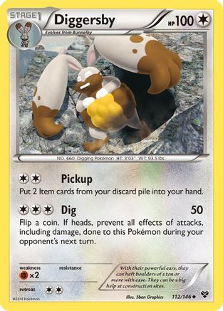 Diggersby (/146) Reverse Holofoil [XY: Base Set] Pokemon Single Pokémon