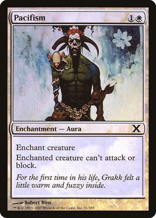 Pacifism (10E-31★) [Tenth Edition] Foil MTG Single Wizards of the Coast