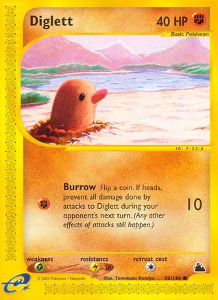 Diglett (/144) Reverse Holofoil [Vintage: Skyridge] Pokemon Single Pokémon