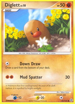 Diglett (85/132) Reverse Holofoil [DP: Secret Wonders] Pokemon Single Pokémon
