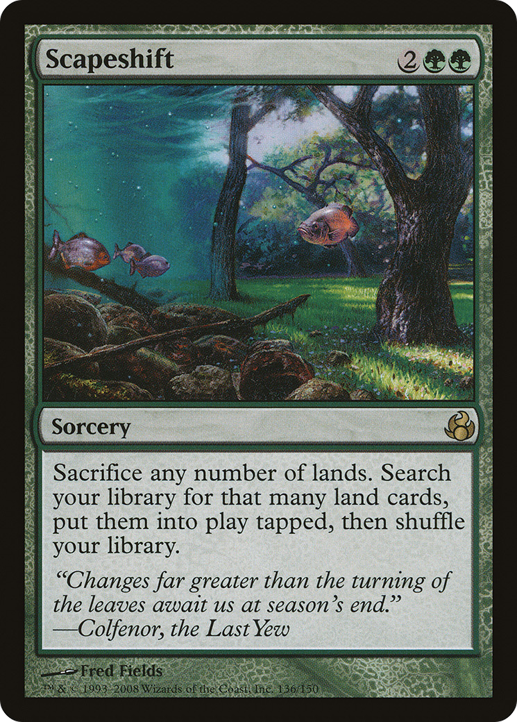 Scapeshift (MOR-136) [Morningtide] Foil MTG Single Wizards of the Coast