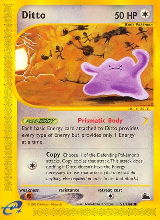 Ditto (/144) [Vintage: Skyridge] Pokemon Single Pokémon