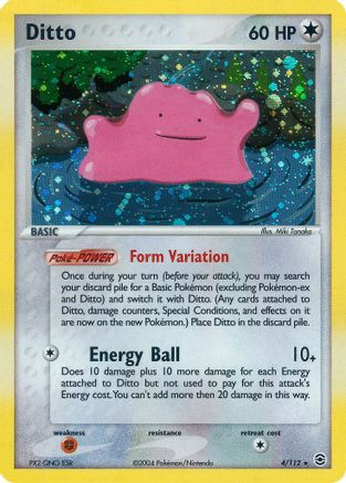 Ditto (/112) Reverse Holofoil [EX: FireRed & LeafGreen] Pokemon Single Pokémon
