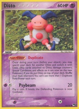 Ditto (/17) [Promos: POP Series 3] Pokemon Single Pokémon
