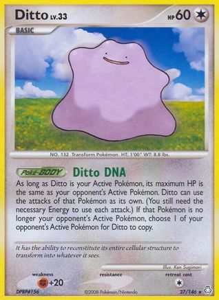 Ditto (27/146) - [DP: Legends Awakened] Reverse Holofoil Pokemon Single Pokémon