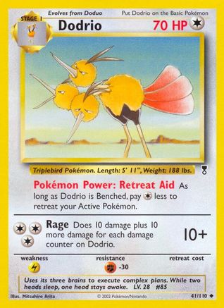 Dodrio (/110) [Vintage: Legendary Collection] Pokemon Single Pokémon