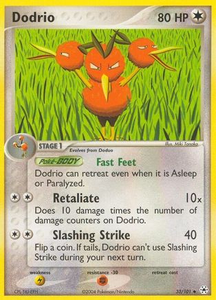 Dodrio (/101) Reverse Holofoil [EX: Hidden Legends] Pokemon Single Pokémon