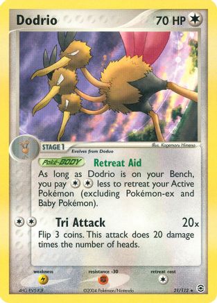 Dodrio (/112) Reverse Holofoil [EX: FireRed & LeafGreen] Pokemon Single Pokémon