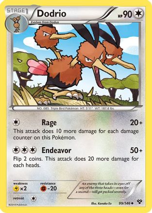 Dodrio (/146) [XY: Base Set] Pokemon Single Pokémon