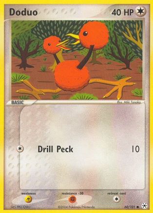 Doduo (/101) Reverse Holofoil [EX: Hidden Legends] Pokemon Single Pokémon