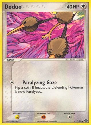 Doduo (/106) Reverse Holofoil [EX: Emerald] Pokemon Single Pokémon