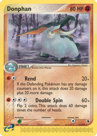 Donphan (/109) [EX: Ruby & Sapphire] Pokemon Single Pokémon