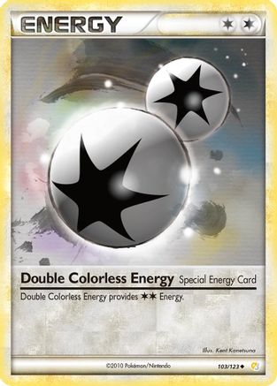 Double Colorless Energy (103/123) Reverse Holofoil [HGSS: Base Set] Pokemon Single Pokémon