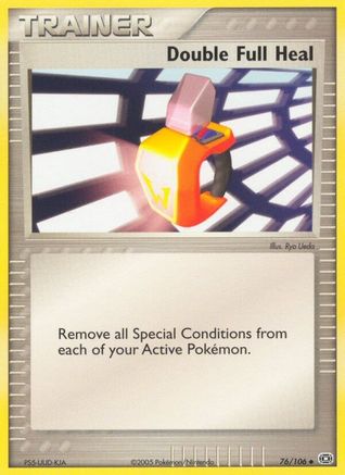 Double Full Heal (/106) Reverse Holofoil [EX: Emerald] Pokemon Single Pokémon