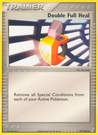 Double Full Heal (/100) [EX: Crystal Guardians] Pokemon Single Pokémon
