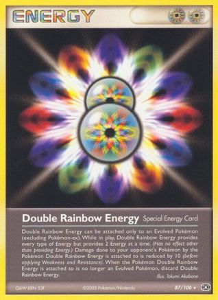 Double Rainbow Energy (87/106) - [EX: Emerald] Reverse Holofoil Pokemon Single Pokémon