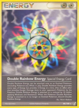 Double Rainbow Energy (88/100) Reverse Holofoil [EX: Crystal Guardians] Pokemon Single Pokémon
