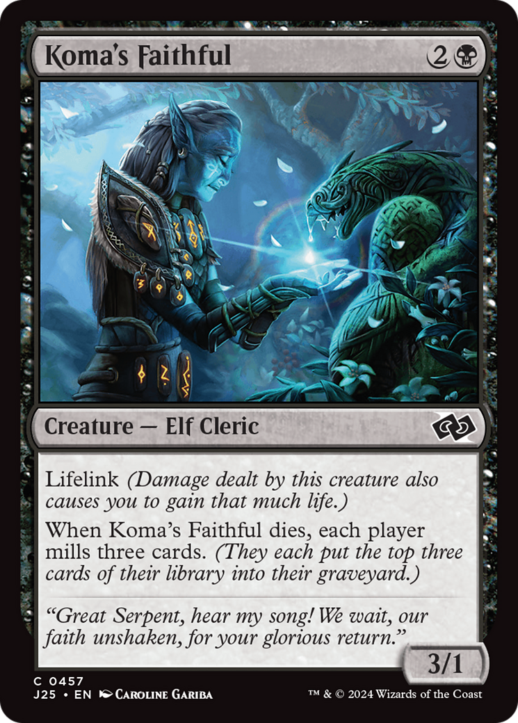 Koma's Faithful (J25-457) [Foundations Jumpstart] MTG Single Wizards of the Coast