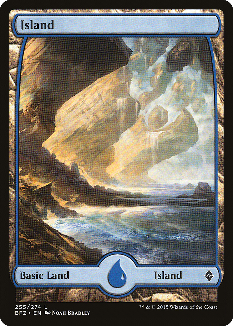 Island (BFZ-255) [Battle for Zendikar] MTG Single Wizards of the Coast