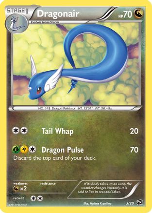 Dragonair (3/20) Holofoil [BW: Dragon Vault] Pokemon Single Pokémon