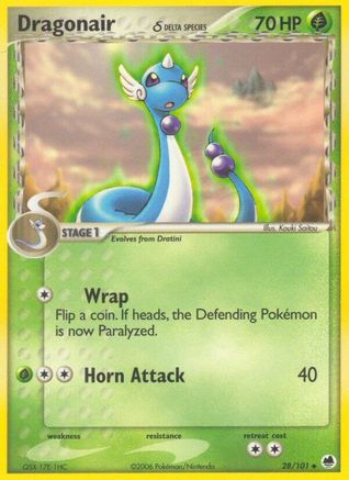 Dragonair (Delta Species) (/101) Reverse Holofoil [EX: Dragon Frontiers] Pokemon Single Pokémon