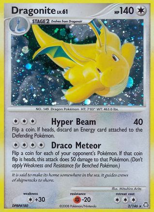 Dragonite (/146) Reverse Holofoil [DP: Legends Awakened] Pokemon Single Pokémon