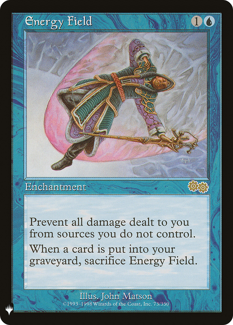 Energy Field (LIST-73/350) [Mystery Booster] The List MTG Single Wizards of the Coast