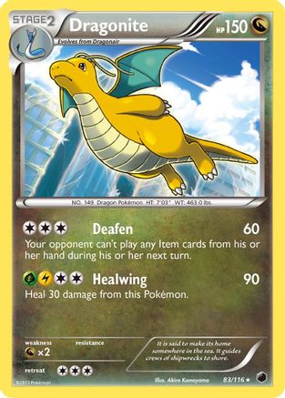 Dragonite (83/116) Holofoil [BW: Plasma Freeze] Pokemon Single Pokémon