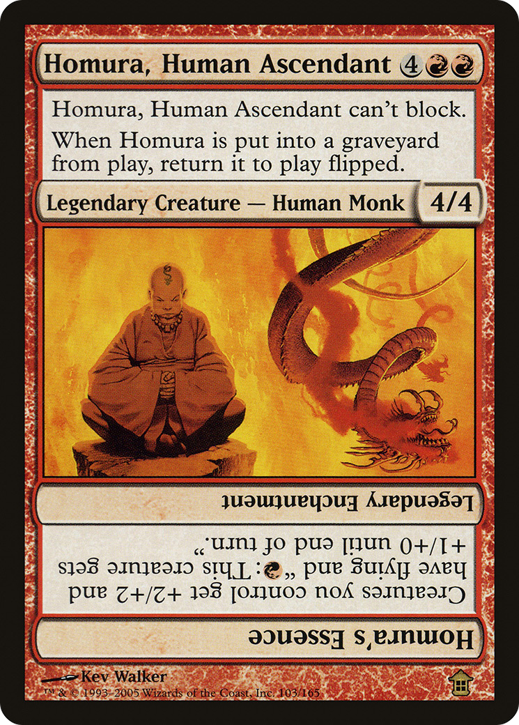 Homura, Human Ascendant (SOK-103) [Saviors of Kamigawa] MTG Single Wizards of the Coast