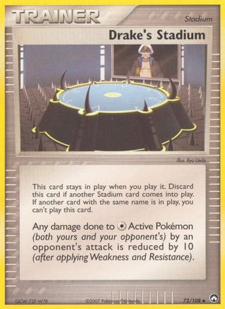 Drake's Stadium (/108) [EX: Power Keepers] Pokemon Single Pokémon