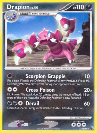 Drapion (/100) [DP: Stormfront] Pokemon Single Pokémon