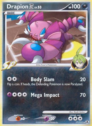 Drapion E4 (/111) [Platinum: Rising Rivals] Pokemon Single Pokémon