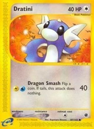 Dratini (/165) Reverse Holofoil [Vintage: Expedition] Pokemon Single Pokémon