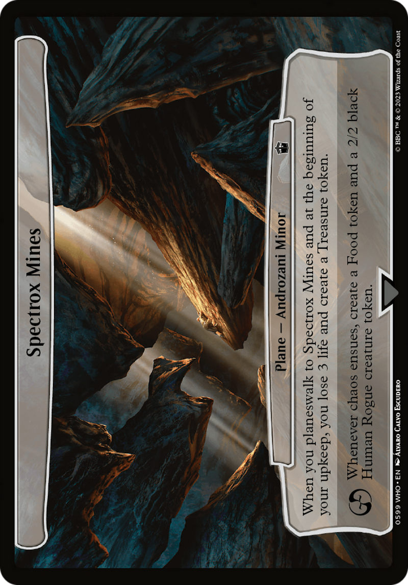 Spectrox Mines (WHO-599) [Doctor Who] MTG Single Wizards of the Coast