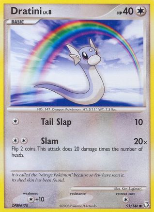 Dratini (/146) Reverse Holofoil [DP: Legends Awakened] Pokemon Single Pokémon