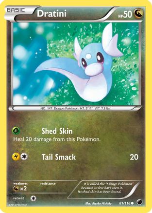 Dratini (81/116) Reverse Holofoil [BW: Plasma Freeze] Pokemon Single Pokémon