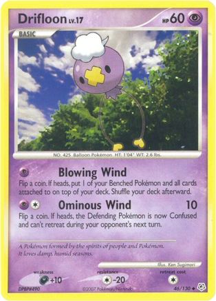 Drifloon (/130) Reverse Holofoil [DP: Base Set] Pokemon Single Pokémon