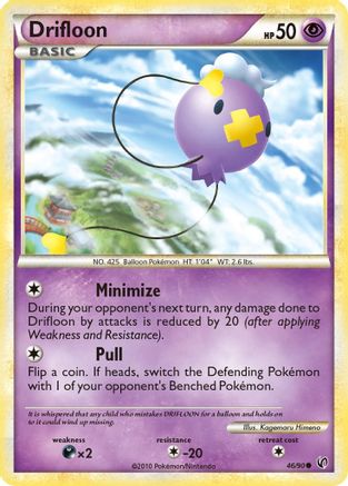 Drifloon (/90) [HGSS: Undaunted] Pokemon Single Pokémon