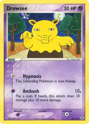 Drowsee (/112) Reverse Holofoil [EX: FireRed & LeafGreen] Pokemon Single Pokémon