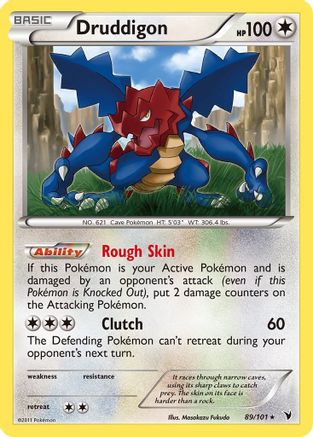 Druddigon (/101) Reverse Holofoil [BW: Noble Victories] Pokemon Single Pokémon