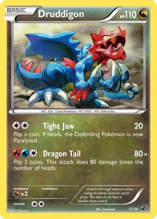 Druddigon (17/20) Holofoil [BW: Dragon Vault] Pokemon Single Pokémon