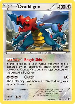 Druddigon (/113) [BW: Legendary Treasures] Pokemon Single Pokémon
