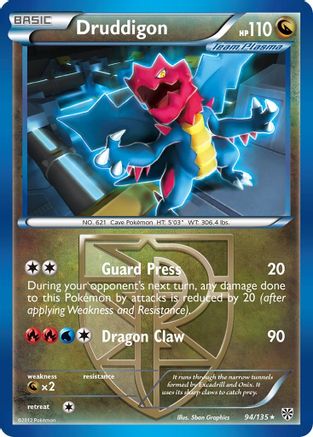 Druddigon (Team Plasma) (/135) [BW: Plasma Storm] Pokemon Single Pokémon