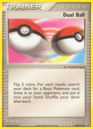 Dual Ball (89/113) [EX: Delta Species] Pokemon Single Pokémon