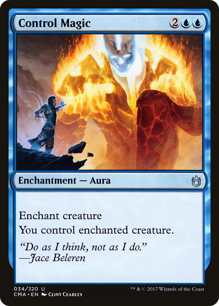 Control Magic (CMA-034) [Commander Anthology] MTG Single Wizards of the Coast