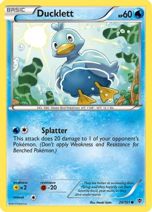 Ducklett (/101) Reverse Holofoil [BW: Plasma Blast] Pokemon Single Pokémon