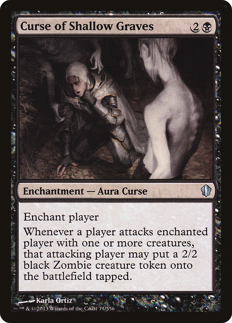 Curse of Shallow Graves (C13-071) [Commander 2013] MTG Single Wizards of the Coast