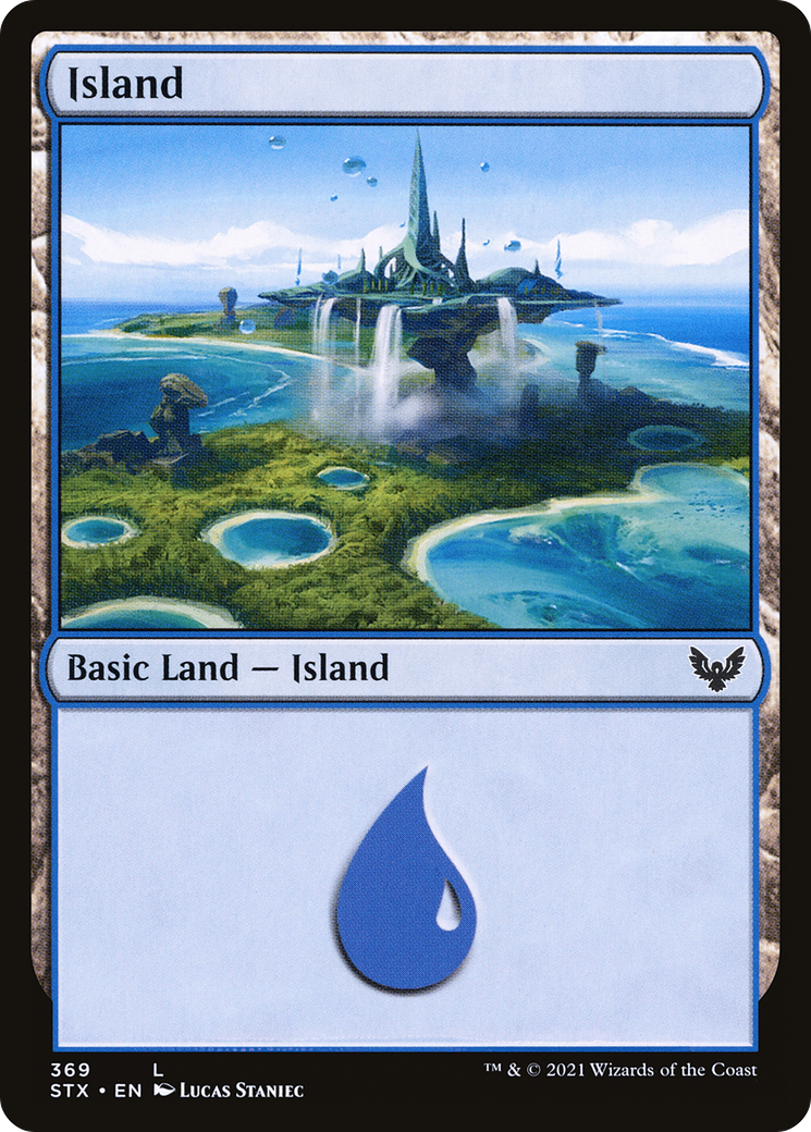 Island (STX-369) [Strixhaven: School of Mages] MTG Single Wizards of the Coast