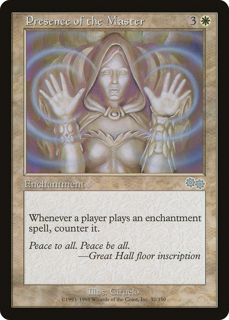 Presence of the Master (USG-032) [Urza's Saga] MTG Single Wizards of the Coast